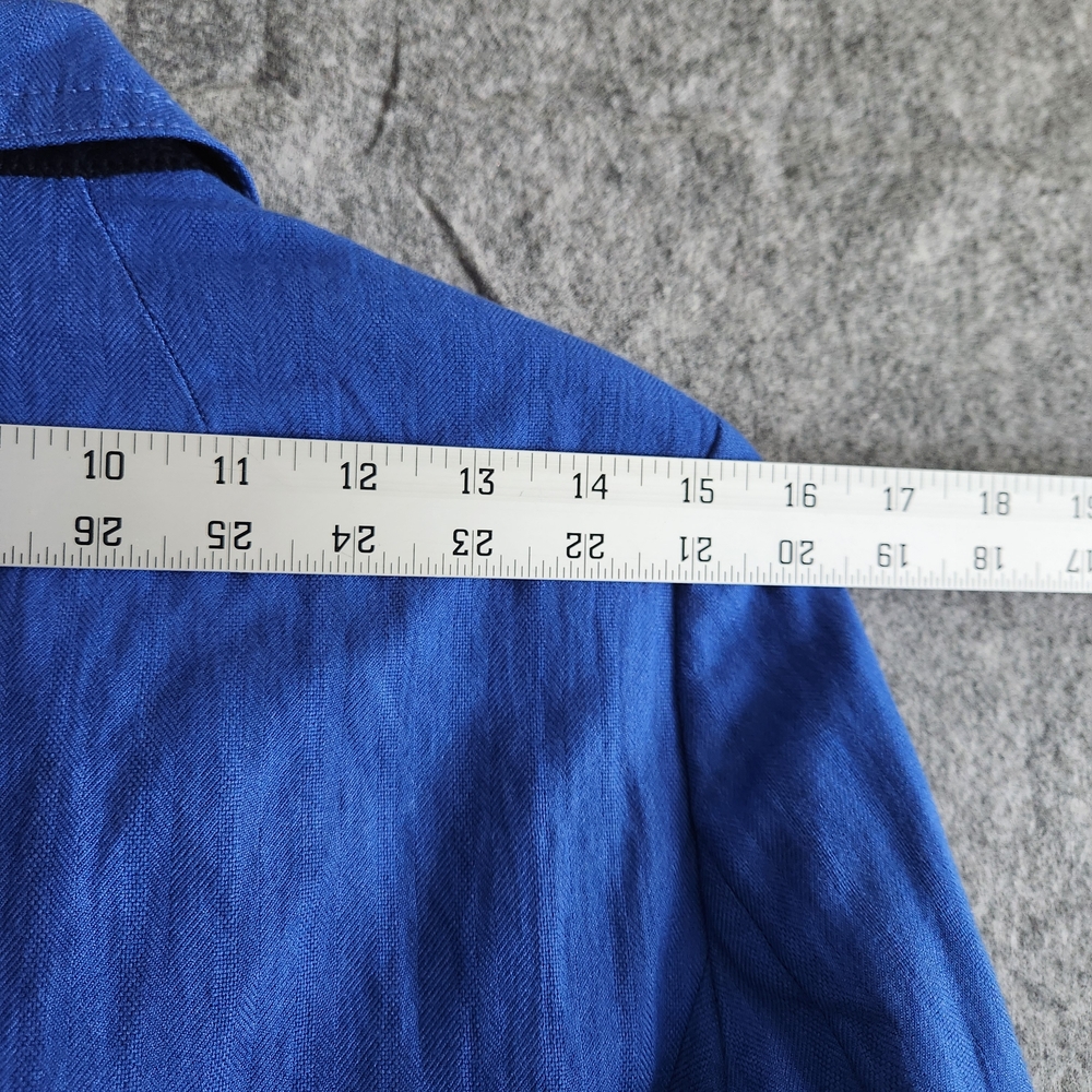 J.Crew Schoolboy Blazer Jacket Women's 6 Blue Business Career Office Minimalist - Picture 12 of 13